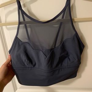 Size 4 Gray Lululemon Sports Bra / Crop Top